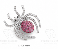 Broche en argent pour homme avec diamant taille trillion, géométrique, de luxe haut de gamme, en argent sterling 925, épingle de revers pour costume formel, bijoux fins modernes