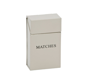 Premium Customized Metal Matches Holder Box with Secure Lid for Long Match Storage <b>Fireplace</b> and Home Decor - Product Image 3