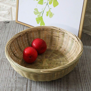 Cesta de Almacenamiento de Bambú Trenzado, Organizador Tejido a Mano Natural para Decoración del Hogar, Almacenamiento de Ropa y Embalaje Ecológico - Product Image 3