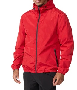 New Design Wholesale Men's Nylon Windbreaker Jacket Custom Logo Breathable Zip Up <b>Mesh</b> Lining Waterproof Windbreaker Jacket - Product Image 3