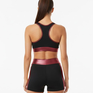 Conjunto Deportivo para Mujer, Sujetador Deportivo y Pantalones Cortos de Cintura Alta, Secado Rápido, Transpirable, Sublimado, Fabricante OEM - Product Image 2
