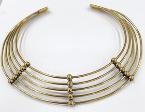 Compre lo Último en Joyería Artesanal Bohemia Chapada en Oro y Plata, Collar Choker Cristiano, Tendencia en Artesanía Rawat - Product Image 1