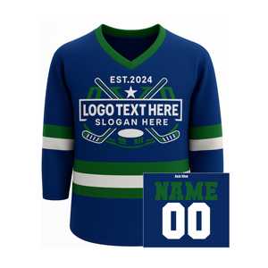 Últimos Modelos de Camisetas de Hockey sobre Hielo, Camiseta de Hockey de Equipo, Estilo Nuevo, Camiseta de Hockey con Paneles Cosidos, Logotipo Personalizado, Tela de Malla - Product Image 2