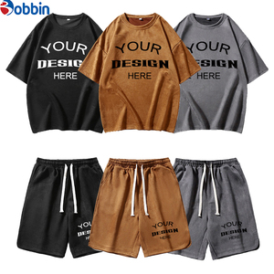 Conjuntos de Camiseta y Pantalones Deportivos Cómodos Unisex para Hombre, Estilo Casual, Transpirables, Personalizables, para Verano - Product Image 6