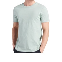 Nouvelle Arrivée T-shirts Homme Col Rond en Coton Tricoté Lourd 100% Coton de Haute Qualité Personnalisables Respirants Grandes Tailles Vierge à l'Avant