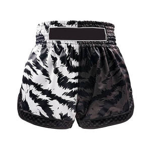 Shorts de Muay Thai en tissu satiné, pour la boxe, le karaté, la gym, l'entraînement, les combats, respirants, équipement d'entraînement pour les arts martiaux - Product Image 3