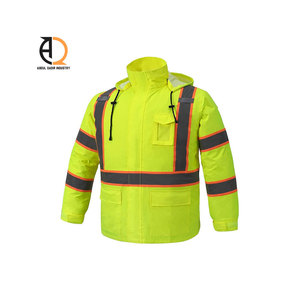 Safety <b>Jacket</b> <b>Waterproof</b> Reflective High Visibility Workwear <b>Jacket</b> - Product Image 6