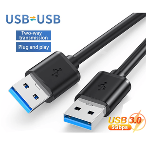 USB 3.0 un maschio ad un maschio 6FT Super velocità cavo di trasferimento dati con caricabatterie in metallo cavi dati - Product Image 3