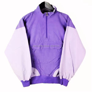 Vêtements de sport européens pour femmes grande taille fermeture éclair en nylon tissu coupe-vent pantalon de jogging à la mode solide survêtement respirant - Product Image 2