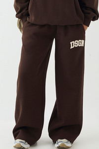 <b>Women</b>’s Dark Chocolate Brown Wide Leg Sweatpants High Waist Casual <b>Loose</b> Fit Lounge <b>Trousers</b> Straight Leg Jogger Pants Wholesale - Product Image 1