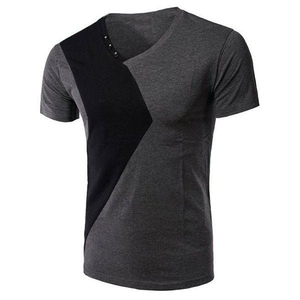 Men's <b>Pink</b> Short Sleeve <b>Polo</b> <b>Shirt</b> Knitted Solid Color Casual Regular Fit Button Design - Product Image 3