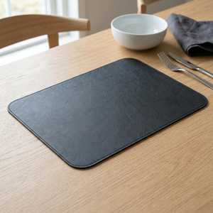 Bolsas y Estuches: Mantel Individual de Cuero Genuino Resistente al Calor e Impermeable para Mesa de Comedor de Restaurante, Personalizado NPM-0004E - Product Image 2