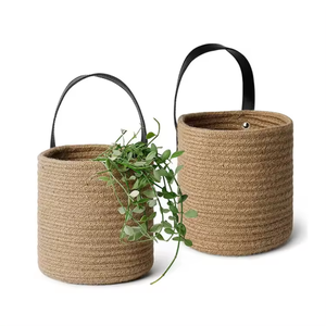High Quality Jute <b>Tree</b> <b>Pot</b> Cover – Durable Natural Fiber Planter for Indoor Outdoor Decorative Use - Product Image 1