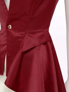 Abrigo de Moda Casual Personalizado para Mujer, Chaqueta, Atuendo para Fiesta, Cóctel, Halloween, Bodas, Diseños de Vestidos de Oficina para Damas - Product Image 4