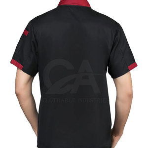 Chaqueta de Chef Personalizada para la Industria Hotelera con Paneles de Malla Transpirable, Chaqueta de Chef Lavable Industrialmente - Product Image 3