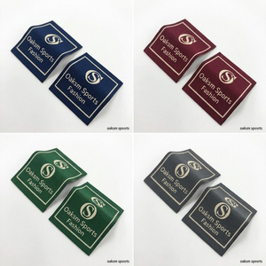 Étiquette tissée personnalisée en taffetas, douce et lisse, pour vêtements, logo de marque, étiquettes à coudre, étiquette de col pour vêtements de luxe, qualité supérieure - Product Image 2