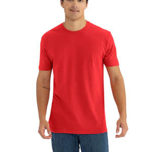 Camiseta Roja 6010 Tri-Blend de Algodón para Hombre, Manga Corta, Transpirable, Cuello Redondo, Corte Regular, para Hombre y Mujer - Product Image 1