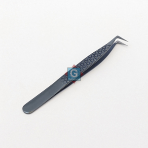 Volume Eyelash Tweezers Stainless Steel Anti-slip Handle Anti-Static Customizable Logo & Packaging - Product Image 2