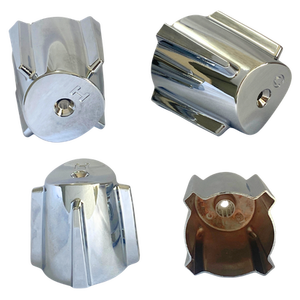 HDZ0023 Juego de 3 Desviadores de Grifo con Acabado Cromado/Agua Fría/Caliente, Manija de Zinc de Repuesto para Cocina y Baño - Product Image 2