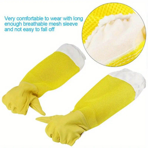 Gants d'apiculture à manchette longue, gants de protection en cuir souple résistants aux piqûres pour apiculteurs, vente en gros - Product Image 4