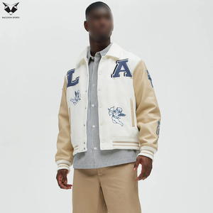 High School Baseball Bomber <b>Jacket</b>, Customized Made Latest Design Best Soft Material Unique Design Men Outer Wear Varsity <b>Jacket</b> - Product Image 1