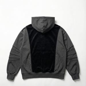 2026 Trendy Women Heavyweight <b>Hoodie</b> 500gsm Cotton Fleece 3D Embroidery Badge Punk Style Lined Breathable Pullover Manufacturer - Product Image 3