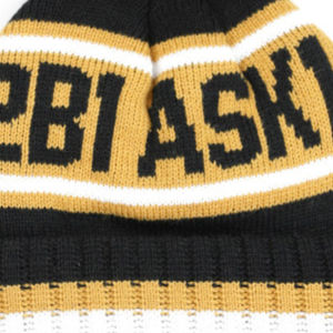 Gorro Mason Negro, 100% Acrílico Pesado, Tejido Jacquard, Parche con Logotipo del Equipo en el Puño, Cálido, Unisex, Ropa Griega, Solo Lavar a Mano - Product Image 6