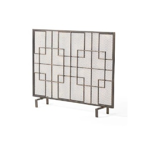 Nuevo diseño de alta gama: Protector de chimenea metálico decorativo para el hogar, de hierro forjado, hecho a mano, con diseño antiguo, para la seguridad del bebé. - Product Image 3