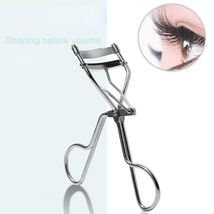 Eyelash Curler 1pc Black <b>Silver</b> Curling Eyelash Curler Stainless Steel <b>Eyes</b> <b>Makeup</b> Eyelash Curler With Professional Eyelash Curl - Product Image 1