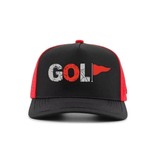 Casquette de golf personnalisée à performance optimale, bicolore, perforée au laser, 5 panneaux, logo personnalisé, séchage rapide, accessoires de golf 2026 – Vente directe usine - Product Image 1