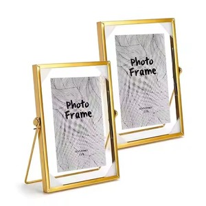 Premium Metal Glass Photo <b>Frame</b> Wall <b>Mounted</b> <b>Picture</b> <b>Frame</b> Modern Interior Decoration - Product Image 1
