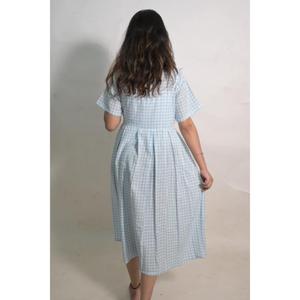 Vestido de Algodón Tejido a Mano para Mujer, Vestido Largo Estampado Suave, Estilo Bohemio, Informal, Étnico, para Fiestas de Verano - Product Image 5