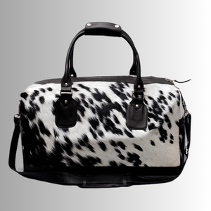 Genuine Leather Fashion Hair Duffle <b>Bag</b> <b>Travel</b> Weekender Daily Use Vintage <b>Large</b> <b>Capacity</b> Portable Lightweight Breathable Carry - Product Image 6