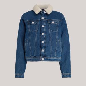 2026 OEM Design Premium Quality Breathable Women Outerwear Fashion Button Down Jeans Jacket - Product Image 1
