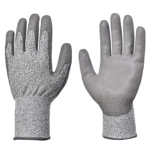 Gants de sécurité anti-coupure HPPE enduits de PU, fins et lisses sur les paumes et les doigts, A3 A4, haute dextérité, pour assemblage et mécanique - Product Image 5