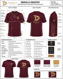 Haut d'uniforme d'arts martiaux à marque privée, unisexe, col en V, manches courtes, anti-humidité, pour entraînement de karaté et taekwondo - Product Image 4