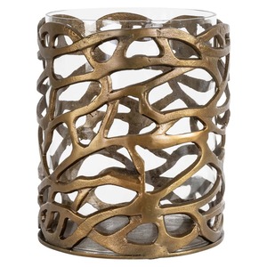 Evening Aura Cylinder <b>Candle</b> <b>Holder</b> 27cm <b>Tall</b> Heat Resistant Home Decoration Ø21cm - Product Image 4