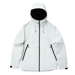 <b>Mens</b> Hooded Softshell <b>Jacket</b> Solid Color Windproof Zipper Closure Casual Autumn Wear Regular Fit Polyester Shell with Lining OEM - Product Image 4
