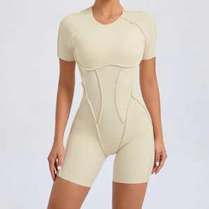 High Quality Gym <b>Jumpsuit</b> Compression Activewear Clothing Wholesale Factory Ribbed <b>Workout</b> <b>Jumpsuit</b> Athletic Fitness <b>Jumpsuit</b> - Product Image 5