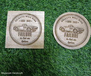 Posavasos de madera de mango de buena calidad posavasos de nogal posavasos decorativos con tamaño y logotipo personalizados al precio más bajo - Product Image 3