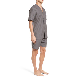 New Summer Men Cotton <b>Pajamas</b> Set Short Sleeve Lightweight Oversize Sleepwear Casual Loungewear Wearable Outside Teen Home Wear - Product Image 4