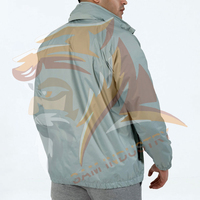 Veste coupe-vent légère et résistante au vent pour homme, idéale pour les activités de plein air, avec logo personnalisé sur le devant, vente en gros, très demandée