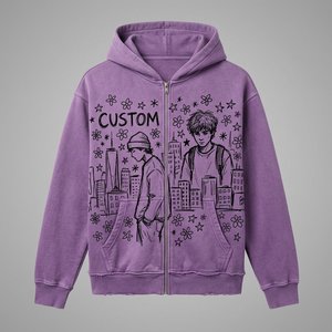 Hoodies pour collections streetwear, hoodies streetwear rétro, hoodies streetwear personnalisés, vente en gros pour marques de vêtements - Product Image 5