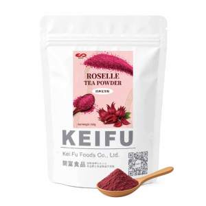 ผงชาโรเซลล์ KEI FU 500 กรัม ได้รับการรับรองฮาลาล/HACCP สำหรับชานมไข่มุกและท็อปปิ้ง - Product Image 1
