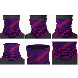 Adjustable Purple Pink Neck Gaiter Breathable Face Mask <b>Balaclava</b> Headwear for Outdoor Sports Unisex Adults - Product Image 3
