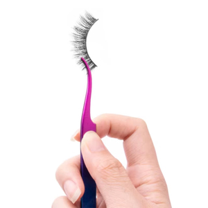 Pinces à cils professionnelles en acier inoxydable - Outil de précision anti-magnétique pour extensions de cils, emballage et logo personnalisables - Product Image 3