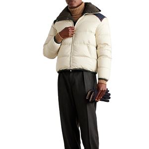 Veste matelassée de haute qualité pour hommes, logo personnalisé, design élégant avec col montant, vente en gros veste d'hiver bon marché - Product Image 3