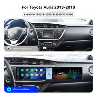Écran tactile Android 15 Baoshang 12,3+12,3 pouces pour Toyota Auris 2013-2018, lecteur vidéo, radio, navigation GPS, Carplay
