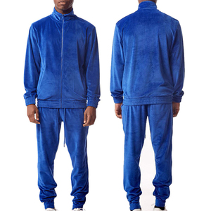 Survêtements de jogging en velours pour hommes et femmes, à manches longues, pour l'entraînement et le sport, vente en gros - Product Image 1