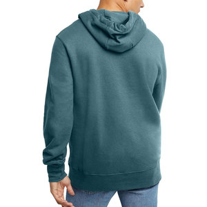 Sweat à capuche décontracté d'hiver en molleton 100% coton et polyester, couleur unie, avec logo personnalisé, coupe oversize pour hommes - Product Image 5